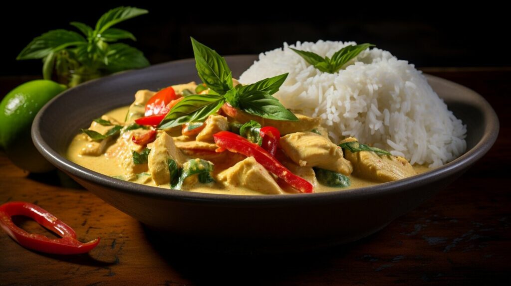 Thai chicken curry