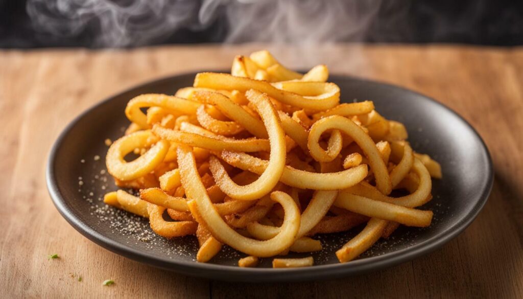 air fryer curly fries frozen