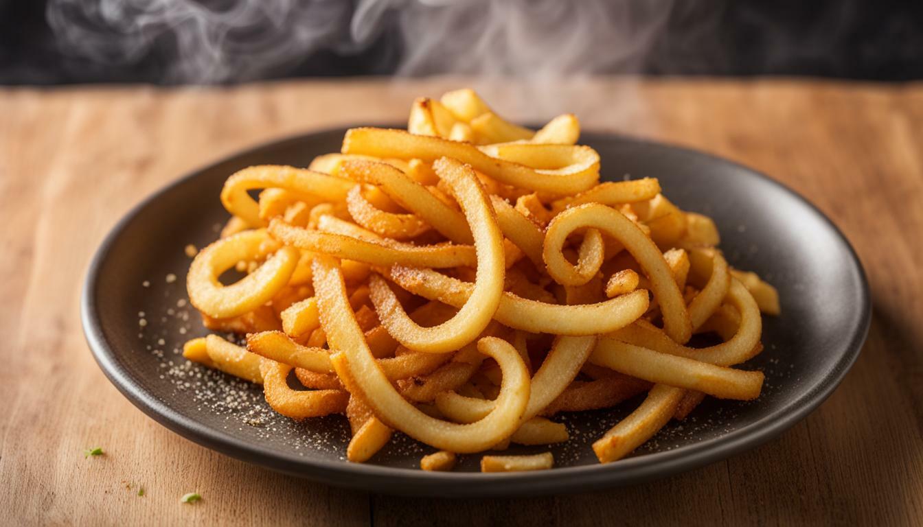 Perfect Air Fryer Curly Fries Frozen in Minutes!
