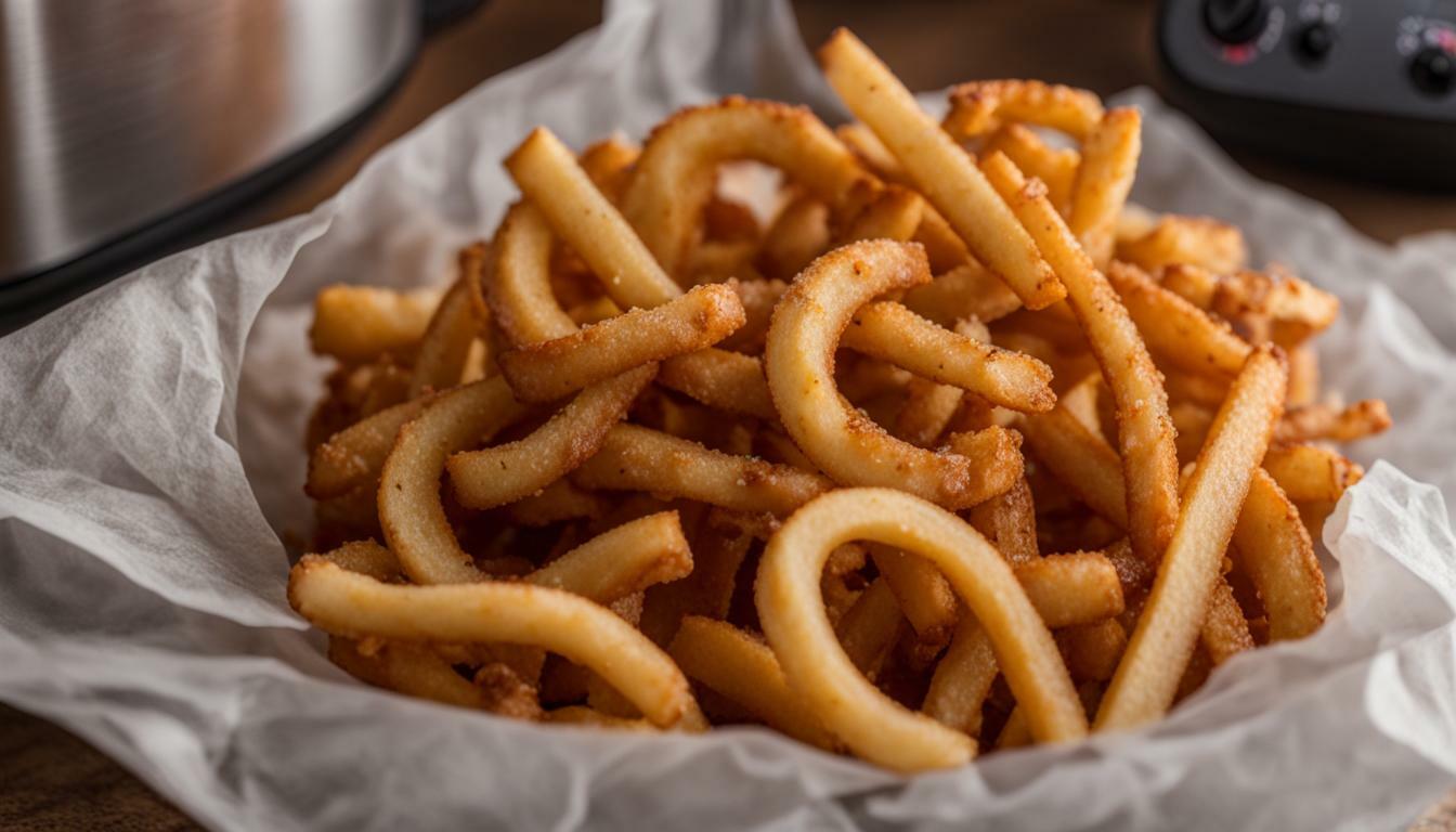 Perfect Air Fryer Curly Fries Frozen in Minutes!