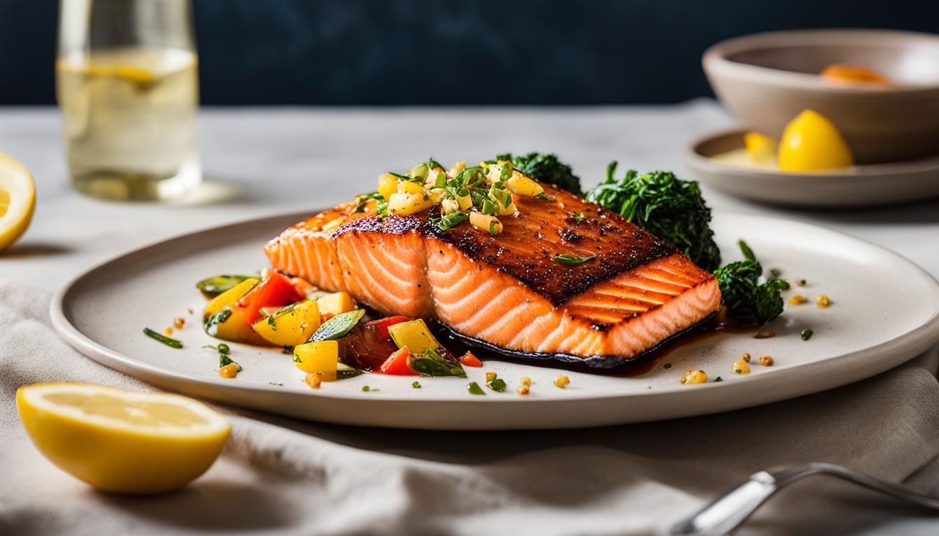 baked salmon with lemon and honey