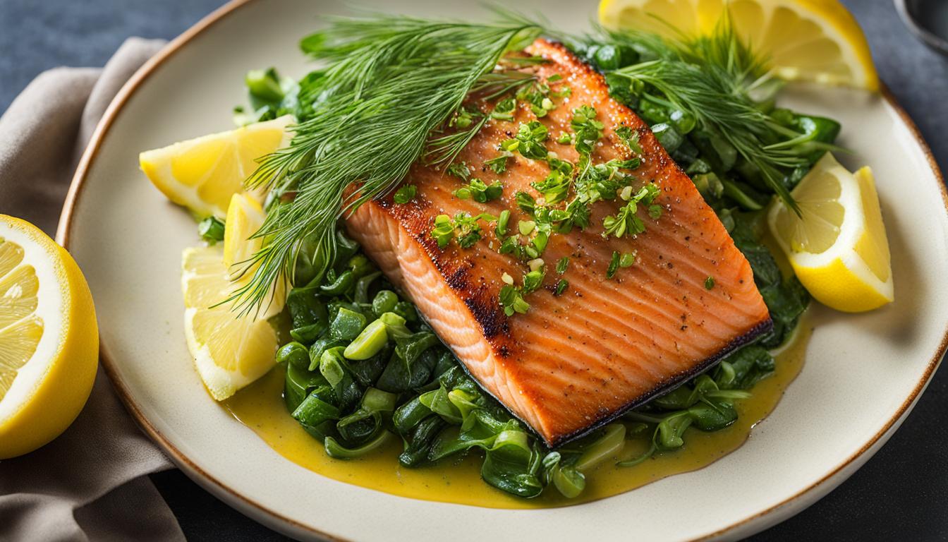 baked salmon with lemon and honey