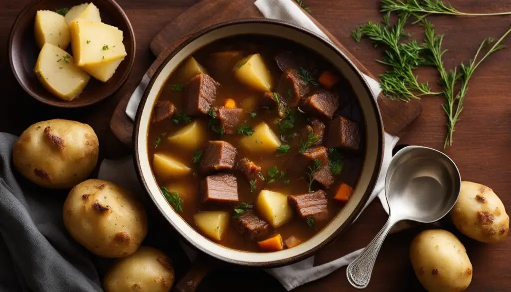 hearty pork and potatoes stew